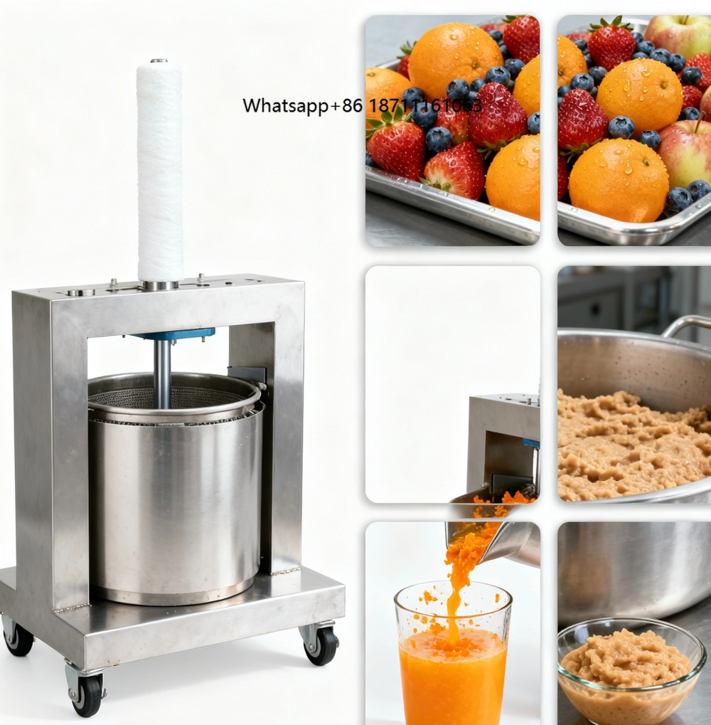Cold Press Juicer - Industrial Hydraulic Barrel Commercial Cold Press