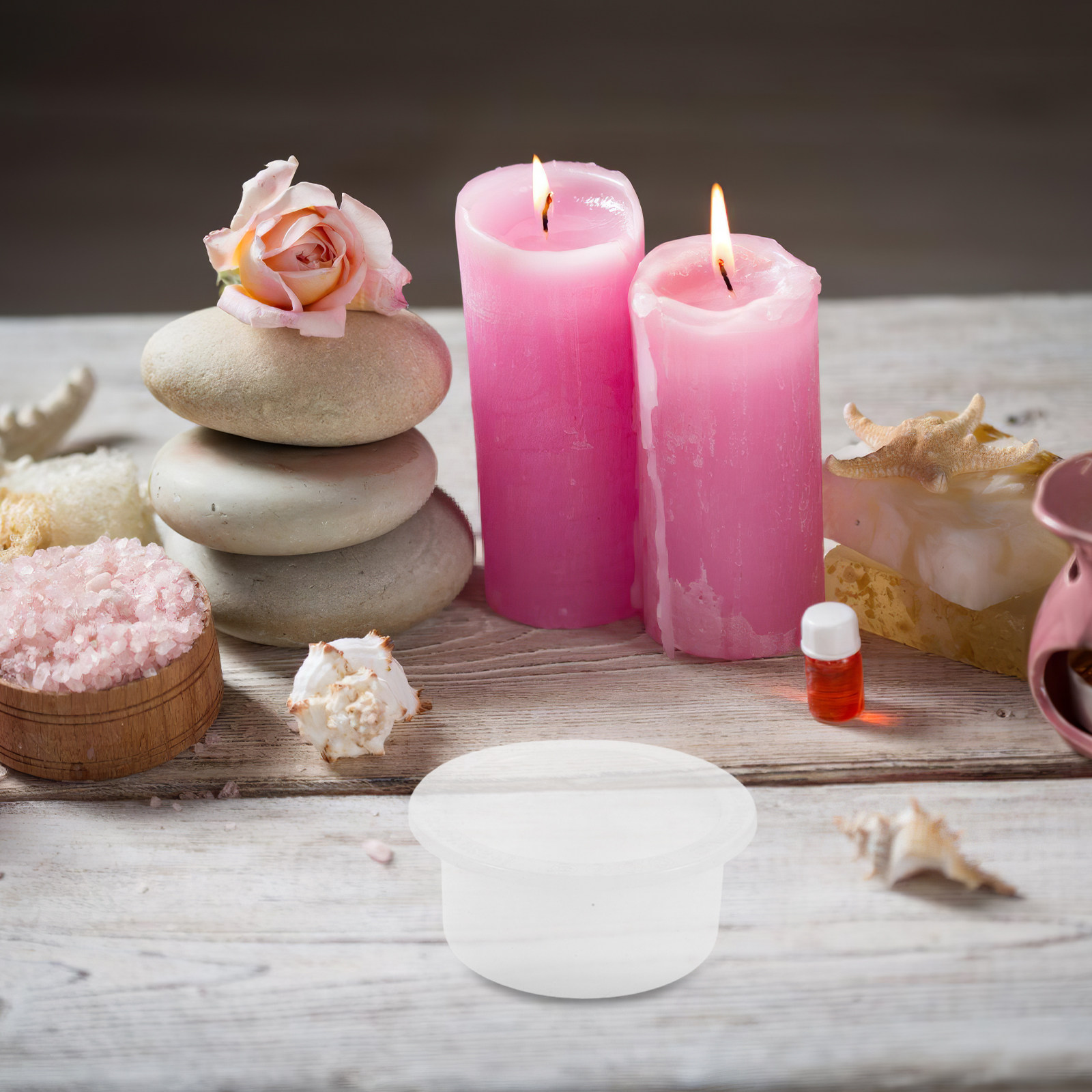 Aromatherapy Diffuser - 2Pcs Compact Silicone Aromatherapy Tray Set