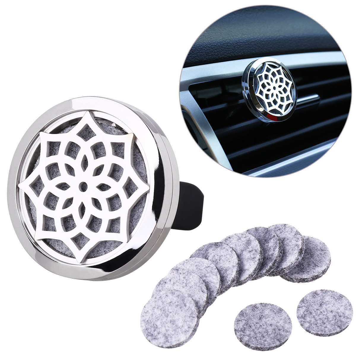 Aromatherapy Car Diffuser Clip - Aromatherapy Diffuser 评论和价格