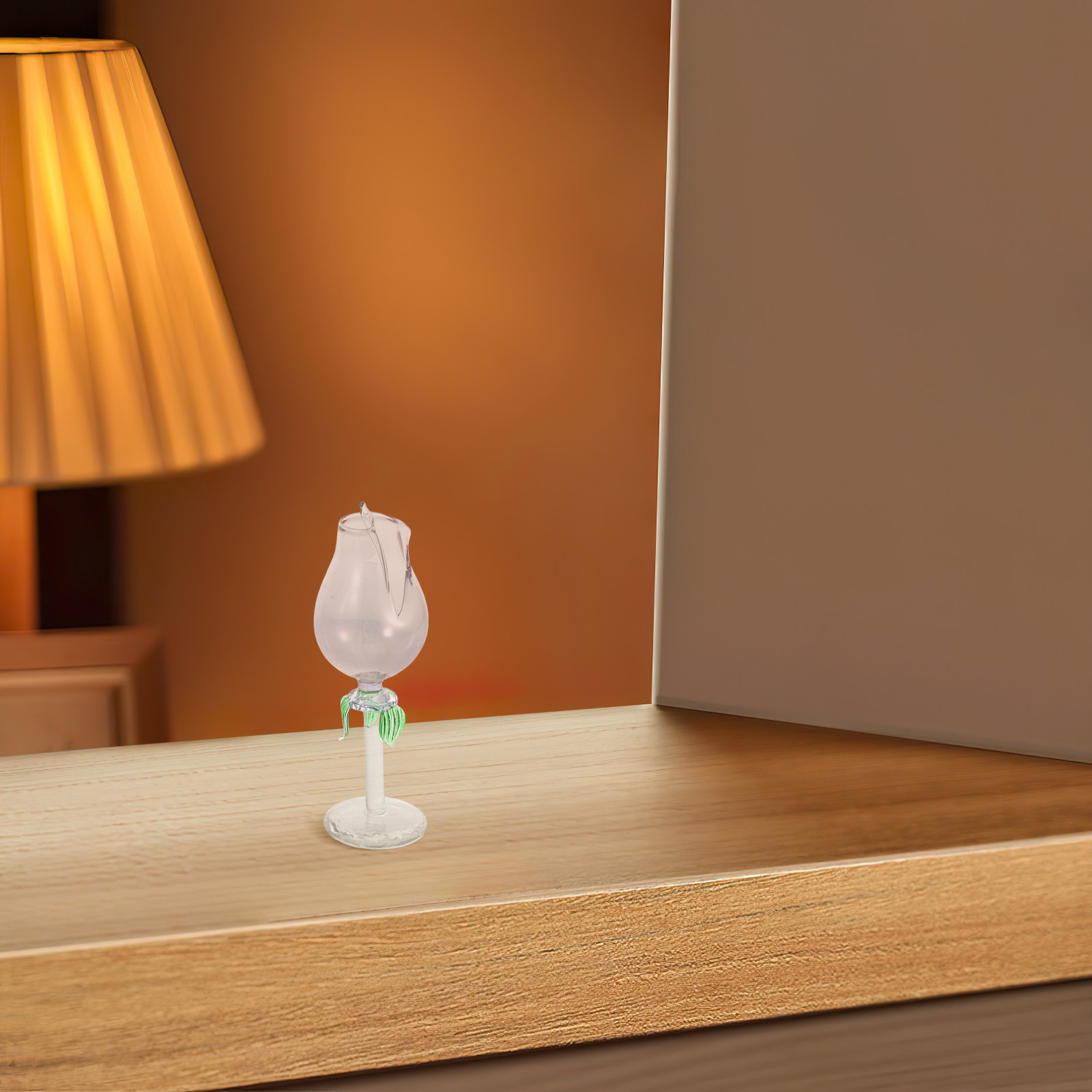 2Pcs Flower Shaped Glass Essen - Aromatherapy Diffuser 评论和价格
