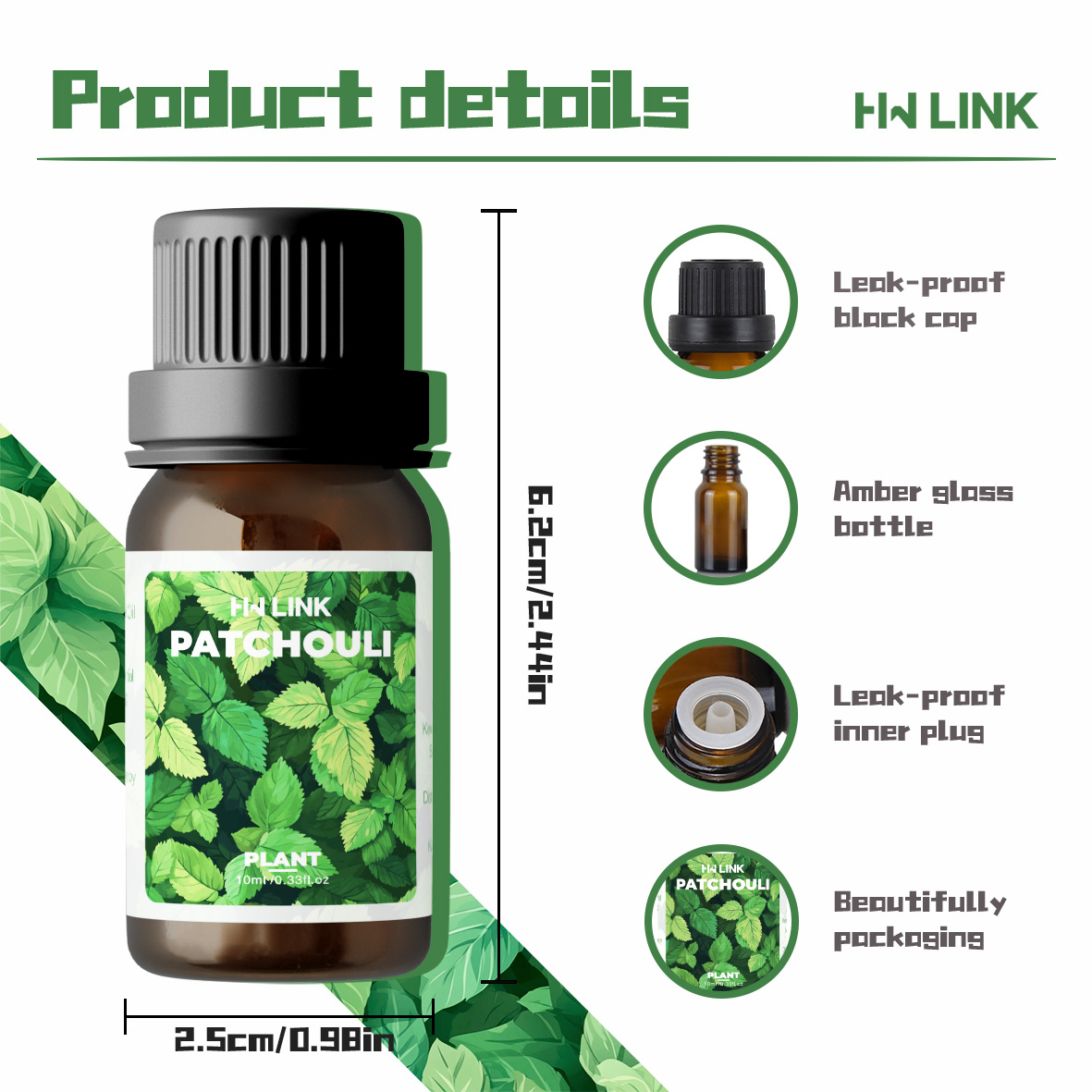 10ml Patchouli Essential Oils  - Aromatherapy Diffuser 评论和价格
