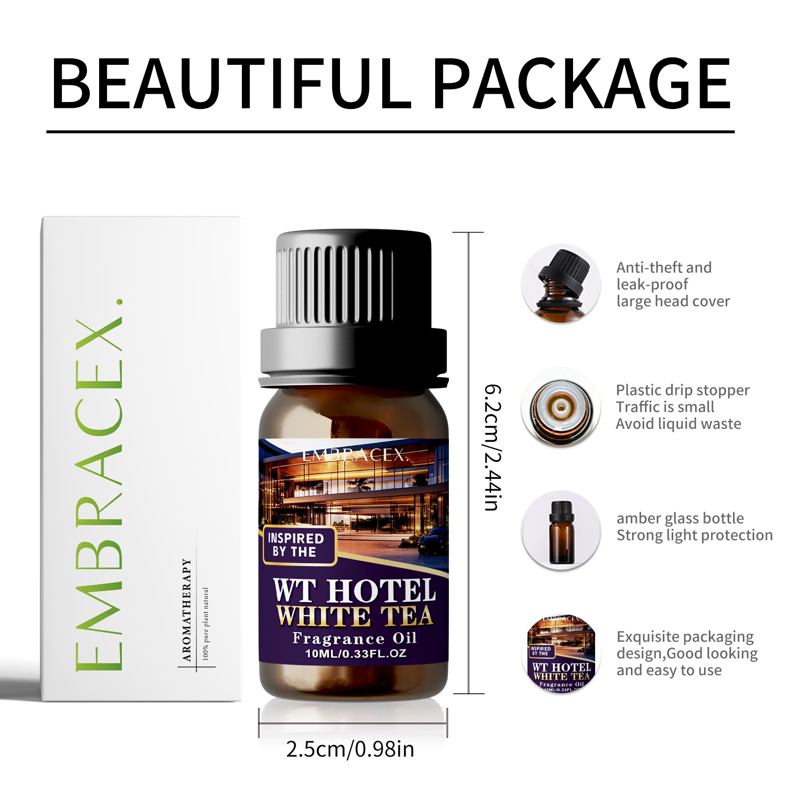 10ml Hotel White Tea Essential - Aromatherapy Diffuser 评论和价格