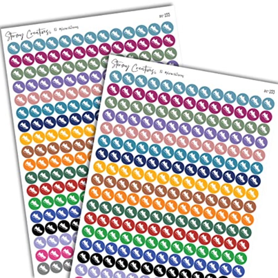 Small Shoe Icons Decorative Pl - Health Wellness Planner 评论和价格