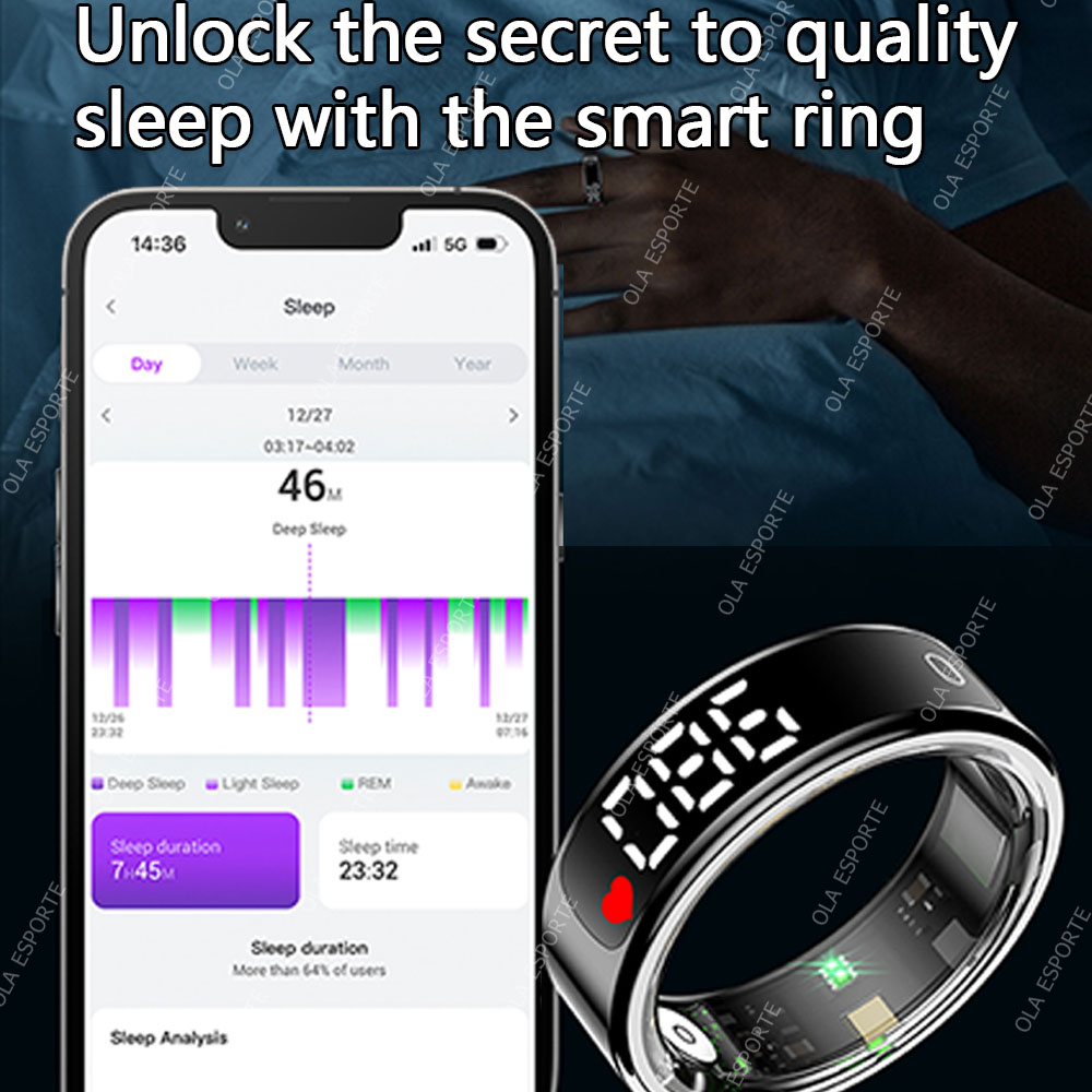 2026 New Smart Ring Display Sc - Blood Oxygen Monitor 评论和价格