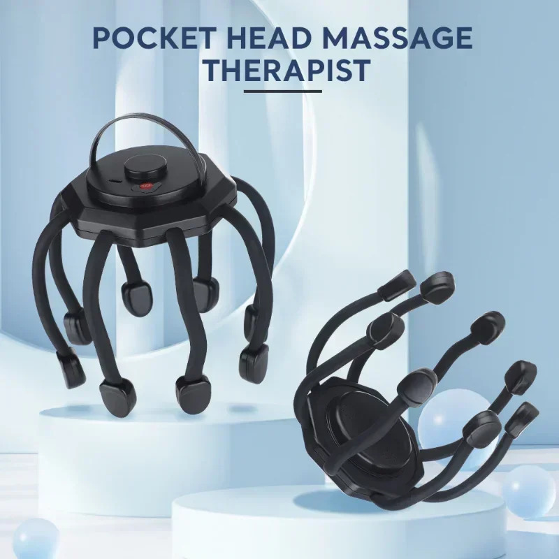 Electric Head Massager Octopus - Red Light Therapy Device 评论和价格