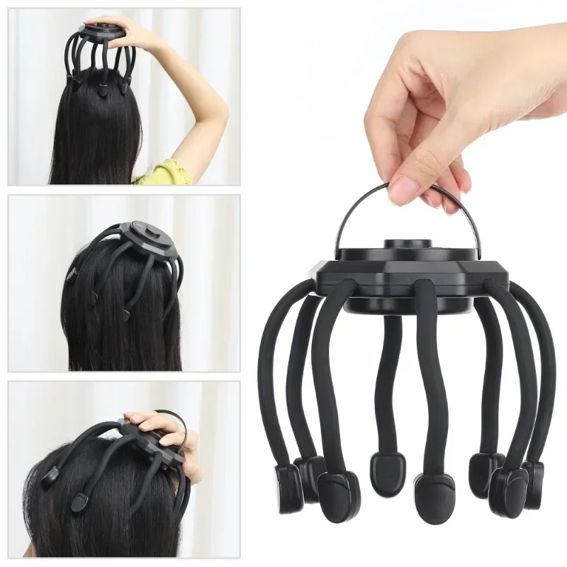 Electric Head Massager Octopus - Red Light Therapy Device 评论和价格