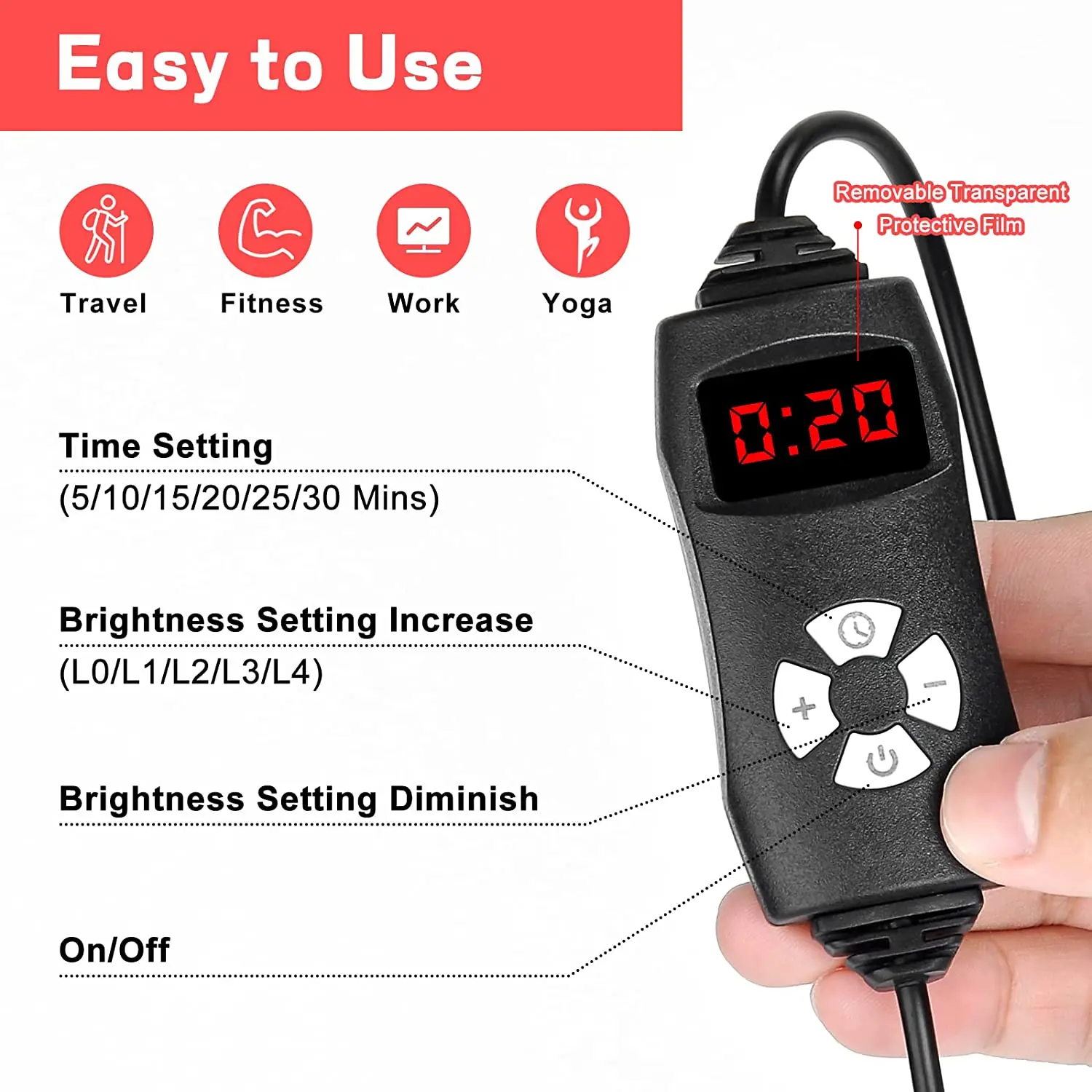 LED Red & Infrared Light Thera - Red Light Therapy Device 评论和价格