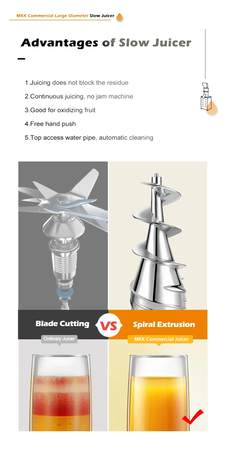 Professional Juicer Extractor  - Cold Press Juicer 评论和价格