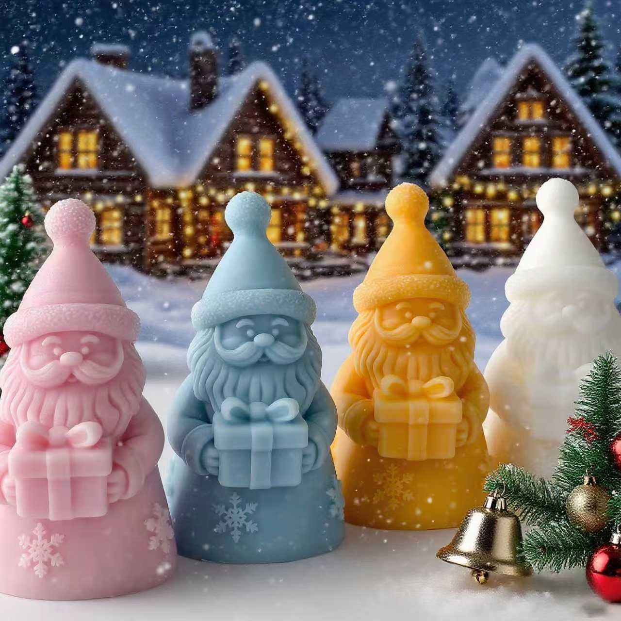 Santa Claus Silicone Mold for  - Aromatherapy Diffuser 评论和价格