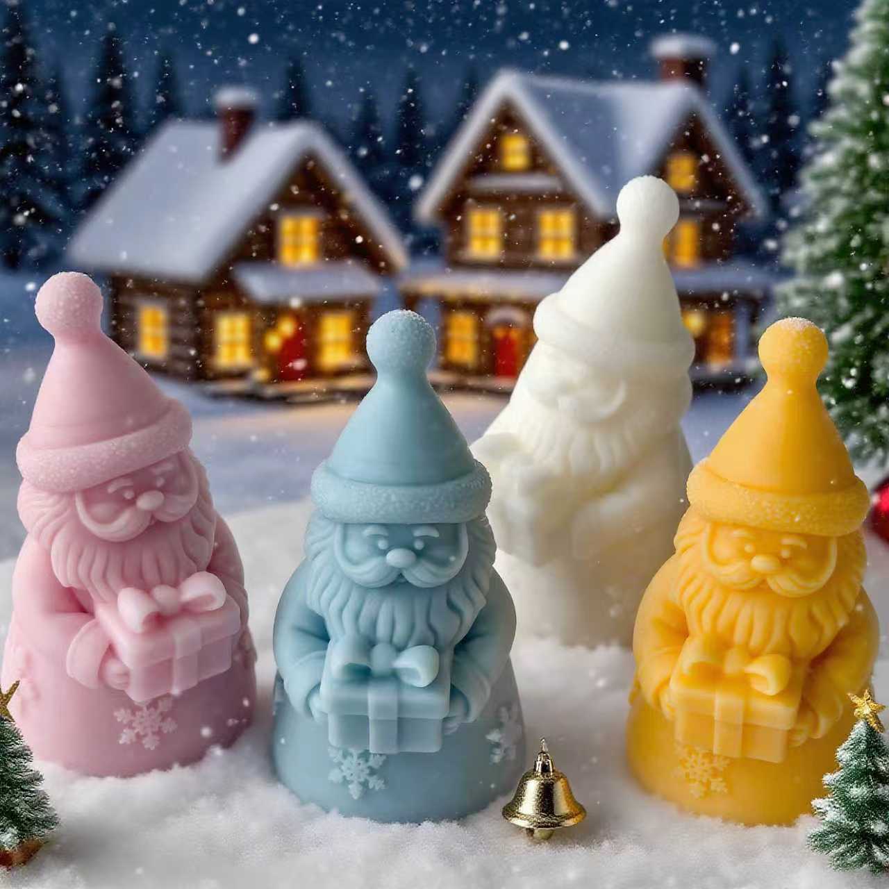 Santa Claus Silicone Mold for  - Aromatherapy Diffuser 评论和价格