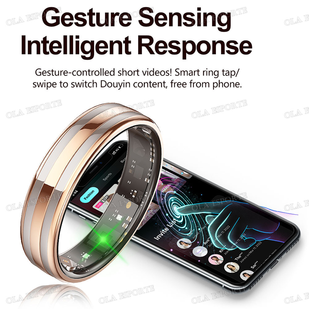 Gesture Sensing Smart Ring Hea - Blood Oxygen Monitor 评论和价格