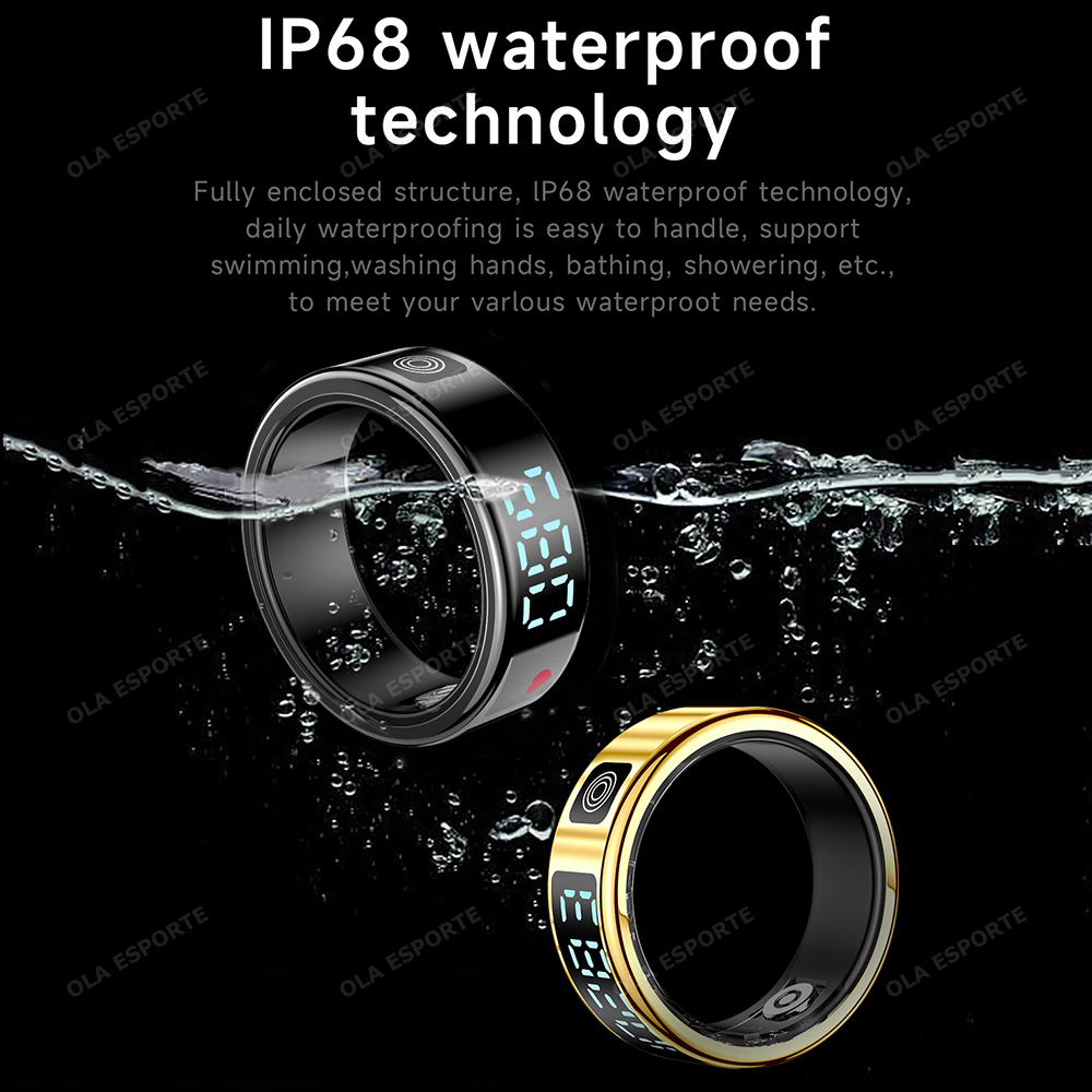 Smart Ring Digital Display Fit - Blood Oxygen Monitor 评论和价格