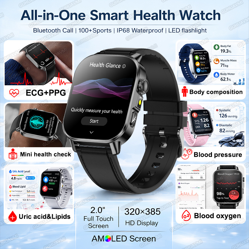 2026 Ultra AI Wellness ECG+PPG - Health Wellness Month 评论和价格
