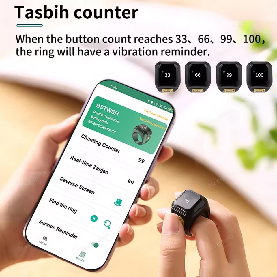 2026 Newest Qibla Zikr Muslim  - Blood Oxygen Monitor 评论和价格